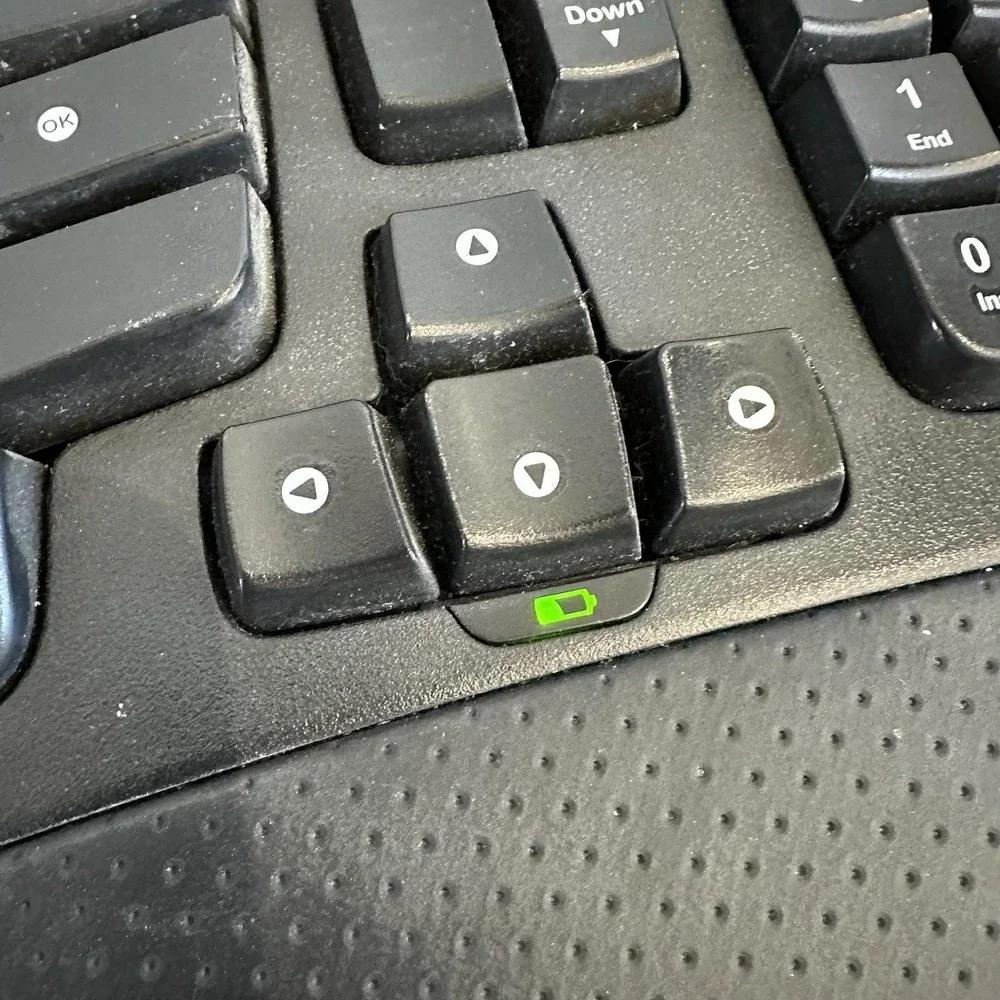 Logitech K350 (Y-R0053) Wireless Comfort Wave Ergonomics Keyboard TESTED‎ NO USB